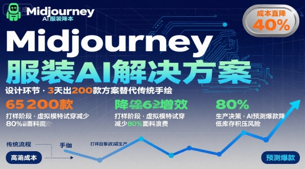AI在服装领域的运用，使用midjourney做服装辅助企业降低成本-得贵网赚