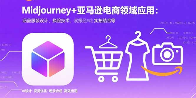 Midjourney+电商领域商业应用：涵盖服装设计、换脸技术、实拍结合等-得贵网赚